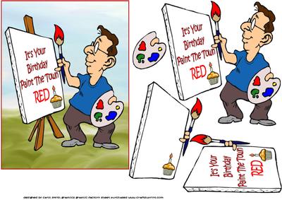 Be an Artist and Paint the Town Red
