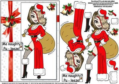 Mrs Clause Says Me Naughty Pu-leeze