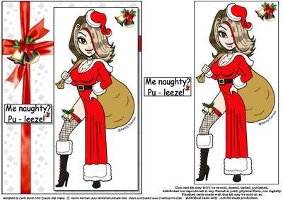 Mrs Clause Says Me Naughty Pu-leeze