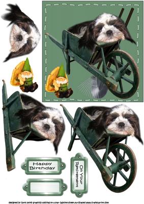 The Shitzu Wants to Help Garden
