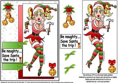 The Sexy Christmas Elf Quick Card