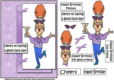Edna Says Happy Birthday Possum