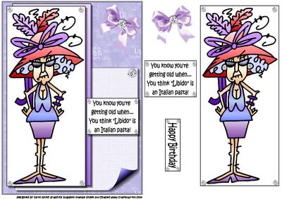 Stella Gets Pasta and Libido Mixed Up Quick Card