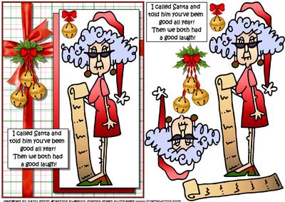 Stella Has a Laugh with Santa