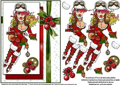 Helga Frost Dressed for Christmas