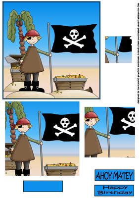 The Pirate Boy Birthday Pyramid