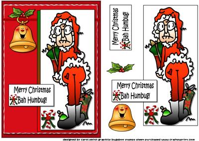 Gus Says Bah Humbug Quick Card