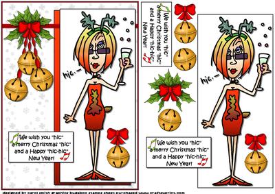 J.j. Says Merry Hic Christmas Quick Card