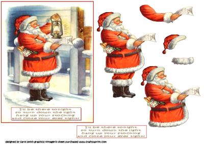 Vintage Christmas Santa