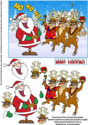 Ho Ho Ho Jolly Reindeer