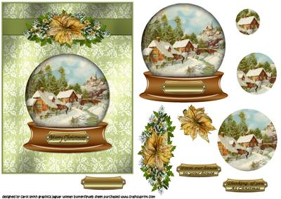 Christmas Snowglobe Scene