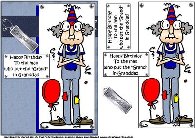 Gus Put the Grand in Granddad Quick Card