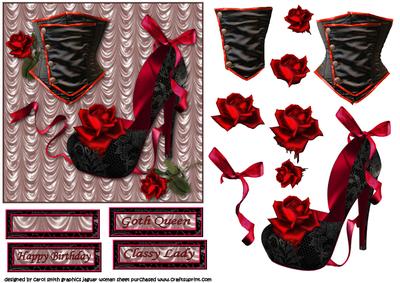 Shoes, Roses and Basque Classy Goth