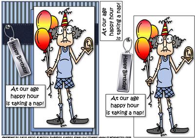 Gus Has a Nap for Happy Hour Quick Card
