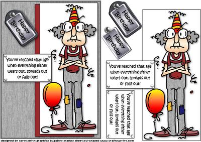 Gus You've Reached That Age Quick Card