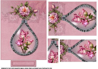 Sweetheart Roses Pendant Pyramid