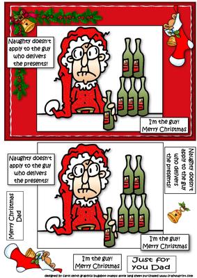 Gus is Allowed to Be Naughty Quick Card