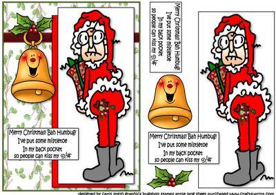 Gus Has His Mistletoe in His Back Pocket Quick Card