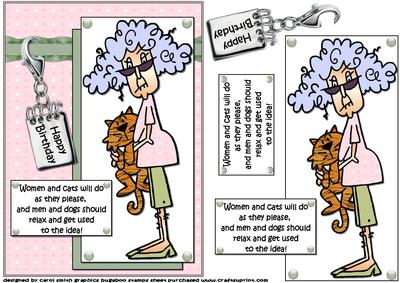 Stella Loves Her Cat Quick Card