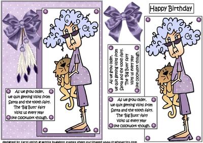 Stella Gets Visits from the Big Butt Fairy Quick Card