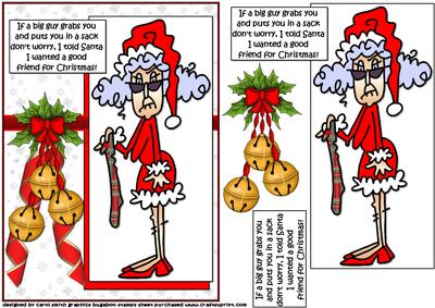 Stella Wants a Friend for Christmas Quick Card