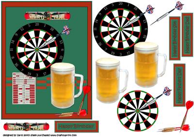Darts and a Pint Birthday, Fathers Day