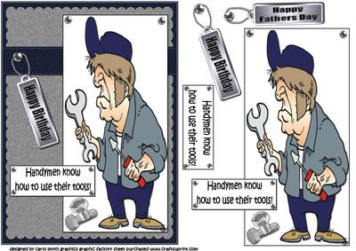 DIY Dan the Handyman Quick Card