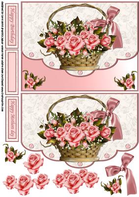 A Basket of Roses for Mum