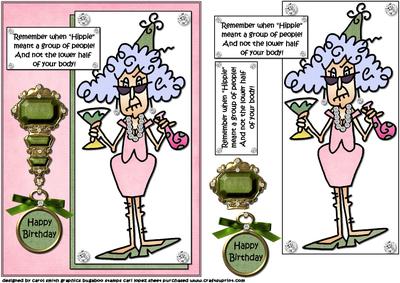 Stella Remembers the Hippies Quick Card