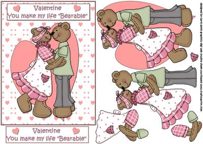 Valentine You Make My Life "bearable"