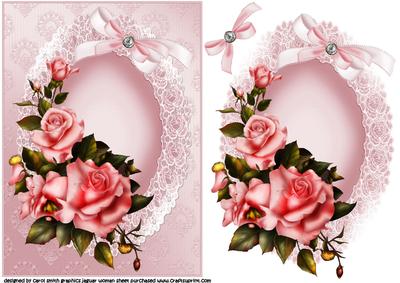 Roses and Bows Quick Card