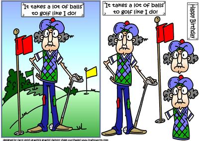Gus Plays Golf