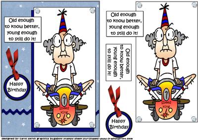 Gus is Old Enough to Know Better Quick Card