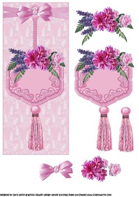 Floral Tasselled Pendant 2