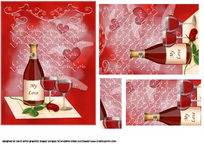 Wine and Roses for My Love Pyramid