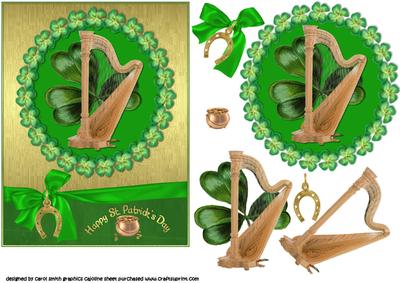 St Patricks Day Green and Gold