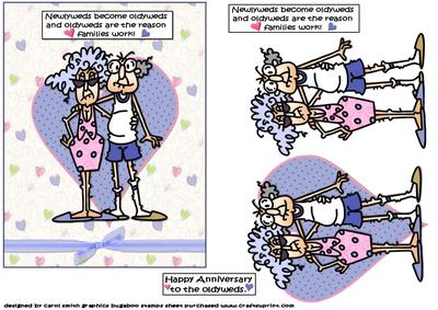 Stella and Guss Are Oldyweds, Quick Card