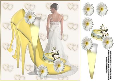 The Wedding Shoes 8x8 Topper