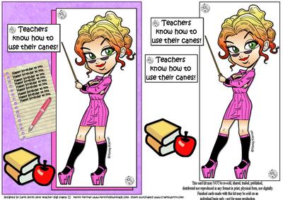 Sexy Teacher Quick Card
