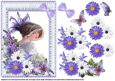A Vintage Portrait Vision in Lilac