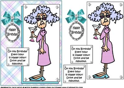 Stella and Happy Hour Quick Card