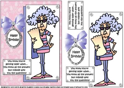 Stella Knows the Answers Quick Card