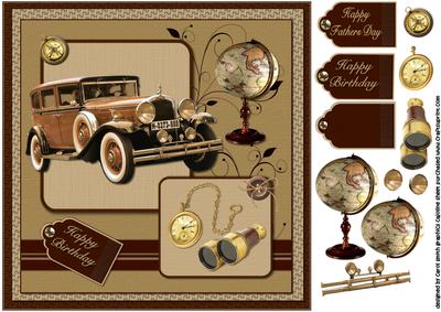 8x8 Vintage Car for Dad