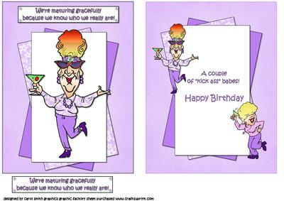 Edna is Maturing Gracefully Inside Out Topper