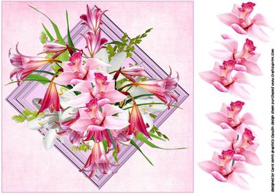 8x8 Succulent Pink Floral