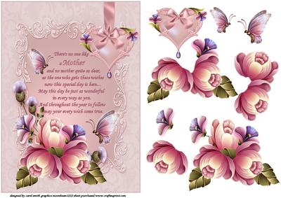 Pink Passion Flowers for Mother