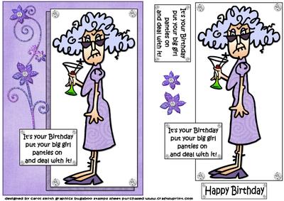 Stella Has a Big Girl Panties on Quick Card