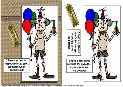 Gus Respects Old Age Quick Card