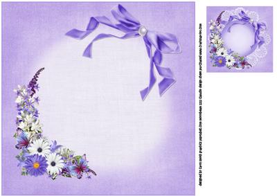 8x8 It's All About the Flowers Insert Plate