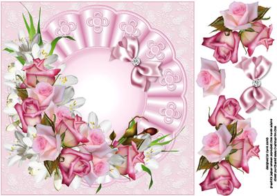 8x8 Roses in the Pink